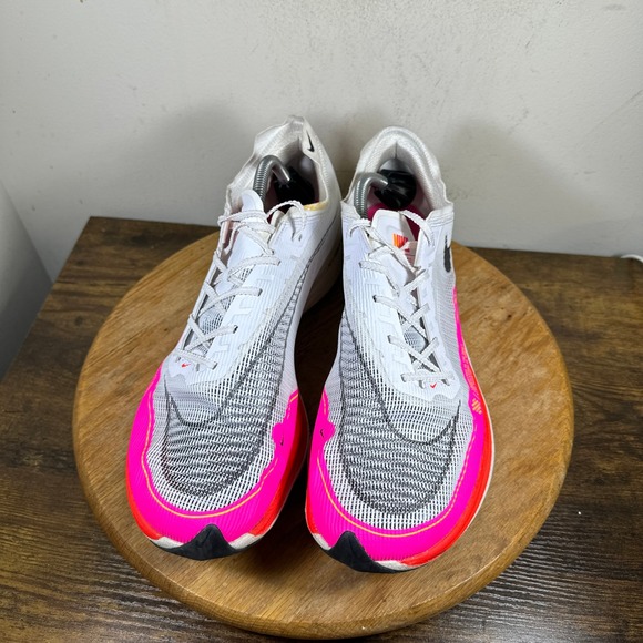 Nike ZoomX Vaporfly NEXT% 2 Mens Running Shoes White Pink DJ5457-100 Size 13 main image 6